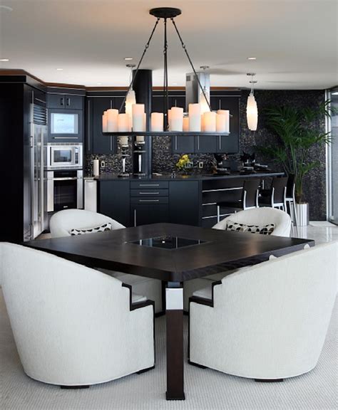 10 Modern Black And White Dining Room Sets That Will