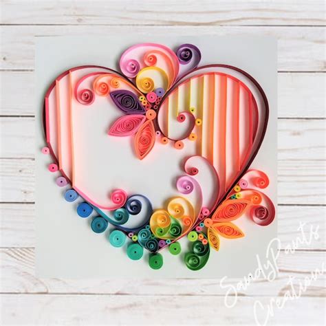 Quilled Rainbow Etsy
