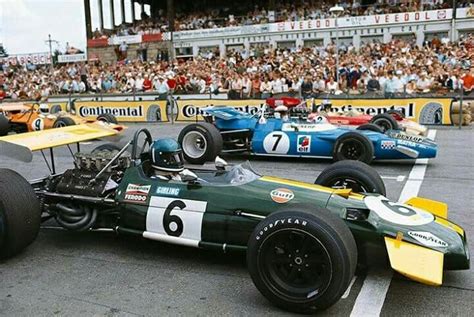 1969 German Gp Nurburgring Start Front Row 1 Jacky Ickx Brabham