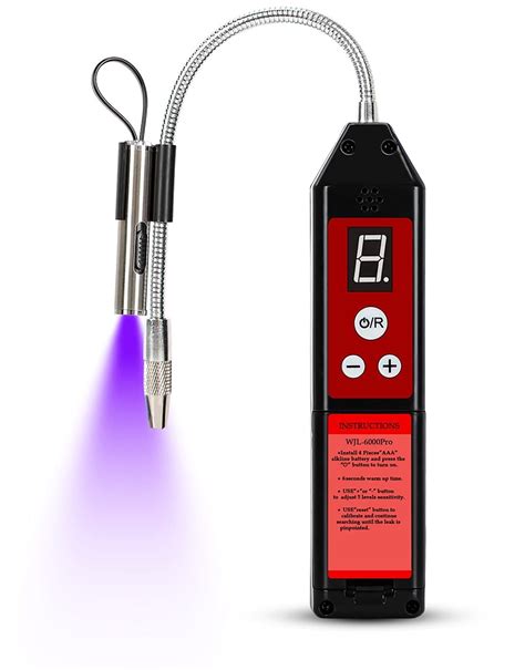 Simbow Refrigerant Leak Detector With Led Light Halogen Leak Detector
