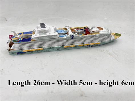 Waterline Wonder Of The Seas Cruise Ship Model Toy A Great Etsy