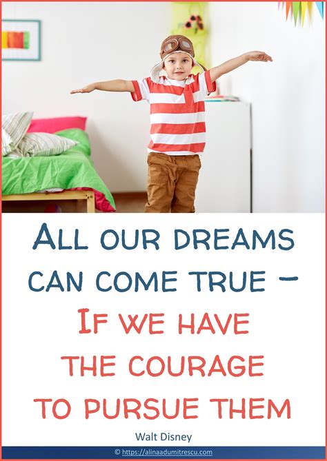 Free Motivational Poster Courage To Pursue Raising Successful Kids
