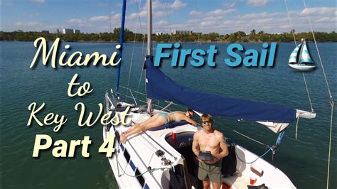 Barefoot Sailing Adventures Ep 27 Sailboat Launch And 1st Sail