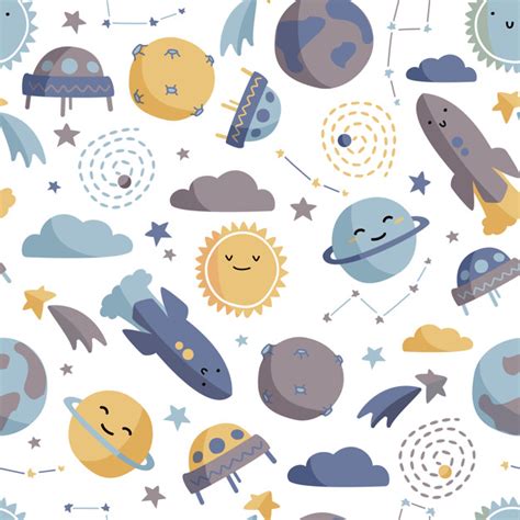 We've rounded up eleven ideas with fringe benefits, along with tips from hair pros on how to pull them off. Premium Vector | Cute space seamless pattern.