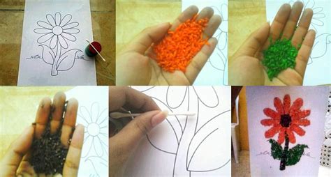 47 Contoh Gambar Kolase Bunga Dari Kertas Origami Kekinian Informasi