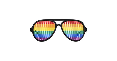 Gay Pride Aviator Sunglasses Zazzle