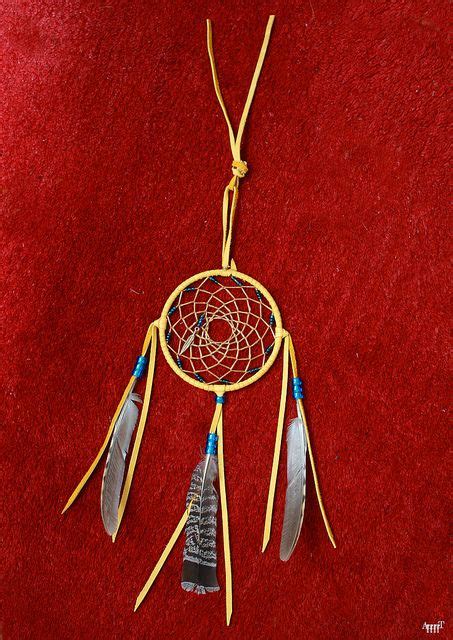 Ojibwe Dreamcatcher Red Dream Catcher Native American