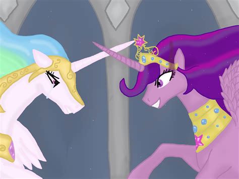 Evil Twilight And Celestia My Little Pony Friendship Is Magic