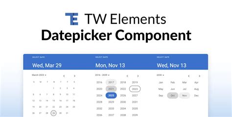 Tailwind Css Datepicker Free Examples Tutorial