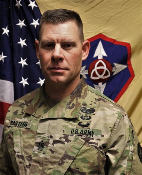Command Sergeant Major Michael E Masters Us Army Reserve Article