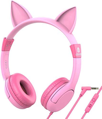 Buy Iclever Boostcare Kids Headphones Cat Inspired Over The Ear