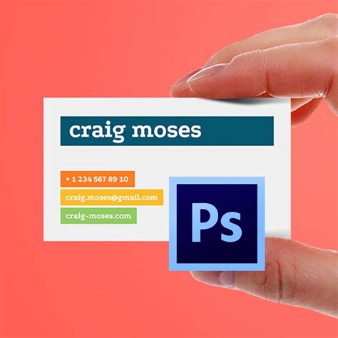 Business Card Via Adobe Photoshop Cc In Minutes