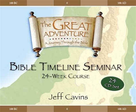 Great Adventure Bible Timeline 24 Week Cds By Jeff Cavins Goodreads