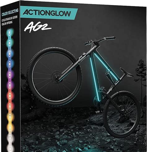 Actionglow Led Bike Lighting System Ag2 Bike Frame Lights 7 Color