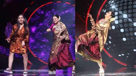 Indian Idol 12 Rekha Dances To Humma Humma Wearing Sneakers Ts Neha Kakkar Kanjivaram Saree