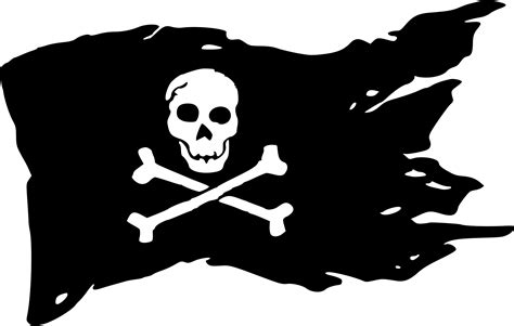 Clipart - Pirate Flag png image