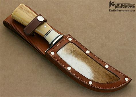 Jim Treeman Behring Custom Knife Hand Forged Large Hunter With
