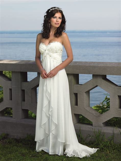 What makes a beach wedding dress? Glambox:Beautiful make~up is our hallmark!: Beach Wedding ...