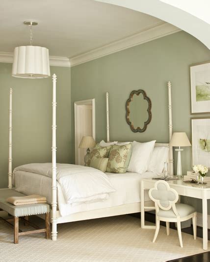 But with so many sages how do you choose. White Four Poster Bed - Transitional - bedroom - Phoebe Howard