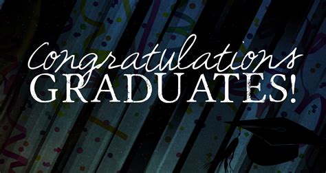 Congratulations Graduates Associated Students And Faculty