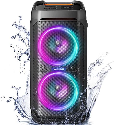 W King 100w Bluetooth Speakers V53 Ipx6 Waterproof