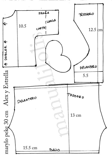 Patron Marylo Estrella Y Alex Patrones De Muñecas De Trapo Patrones