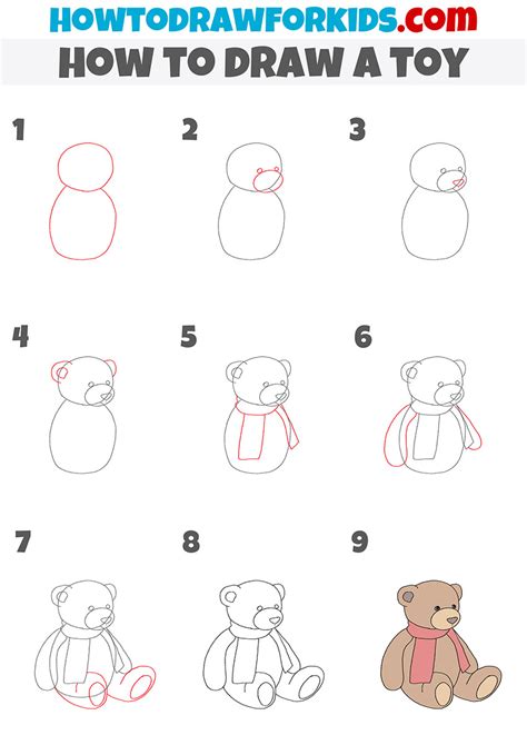How To Draw A Toy Easy Drawing Tutorial For Kids