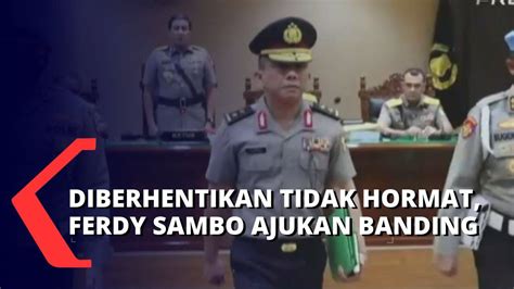 Surat Pengunduran Diri Ditolak Kapolri Ferdy Sambo Ajukan Banding