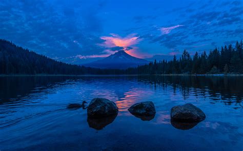 3840x2400 Sunset Reflection In Lake 4k 3840x2400 Resolution Wallpaper