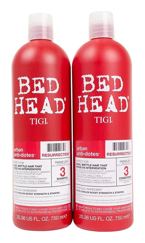 Bed Head Shampoo And Conditioner Urban Antidotes Resurrection
