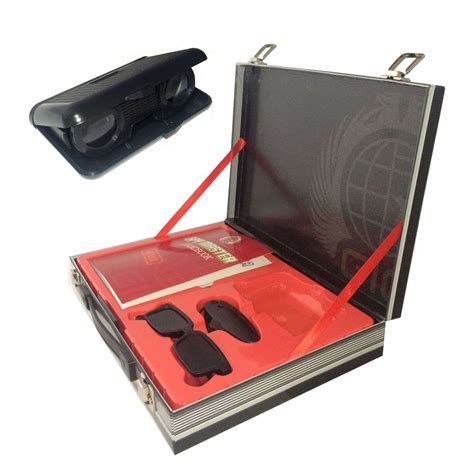 Spy Master Briefcase Black Spy Kit Secret Agent Mission Handbook Wit