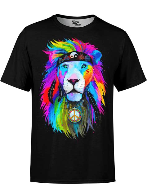 Hippie Lion Premium Cotton Crew Electro Threads