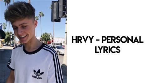 Hrvy Personal Lyrics Youtube