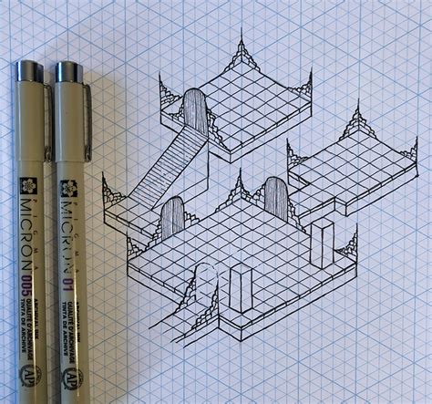 Tutorial How To Draw An Isometric Dungeon Map By Niklas Wistedt