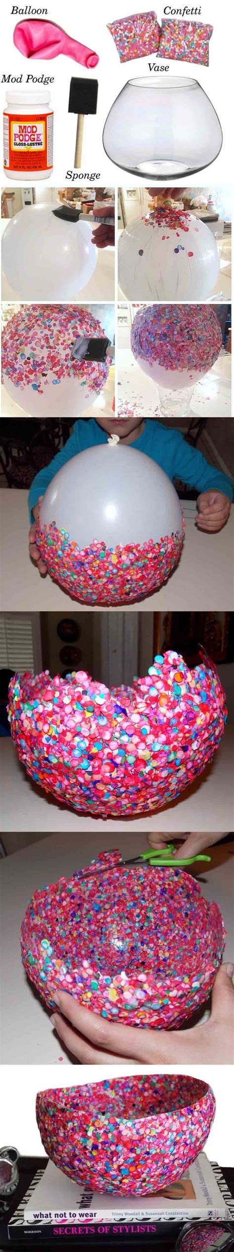 Hacer manualidades favorece desarrollo motriz y la memoria visual. 10 bowls DIY que puedes hacer con un globo | Mujer de 10