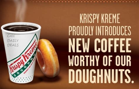 Canadian Daily Deals Krispy Kreme Free Coffee National Coffee Day