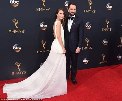 keri russell and her beau matthew rhys attend hbo s emmys after party matthews rhys keri