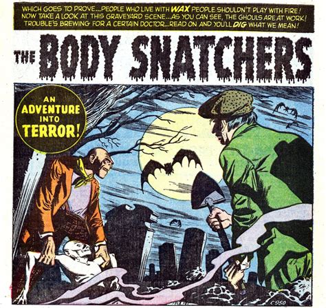 20 Brilliant 1950s Horror Comic Title Panels Flashbak