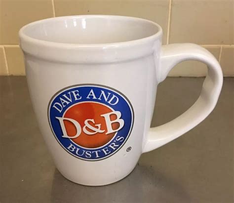 Dave And Busters Heavy Duty Coffee Cup Mug Restaurant Dandb Nice Mugs