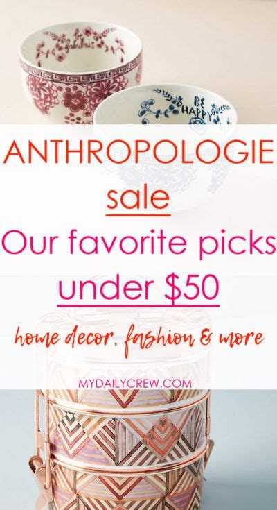 Anthropologie Summer Sale Products Under 50 · My Daily