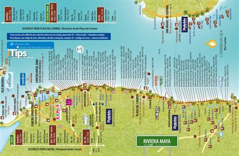Riviera Maya Map Cancun Tips