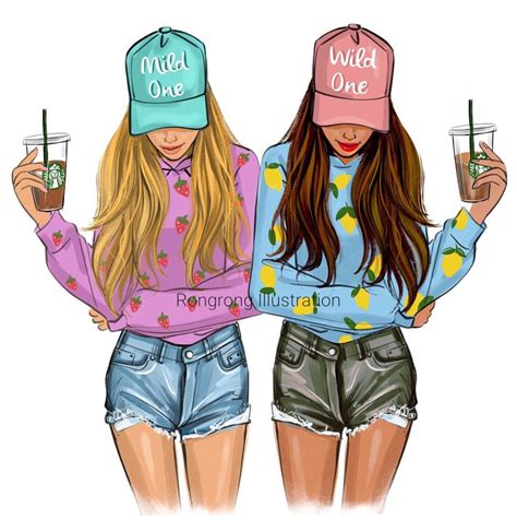 Fotos De 6 Amigas Em Desenho