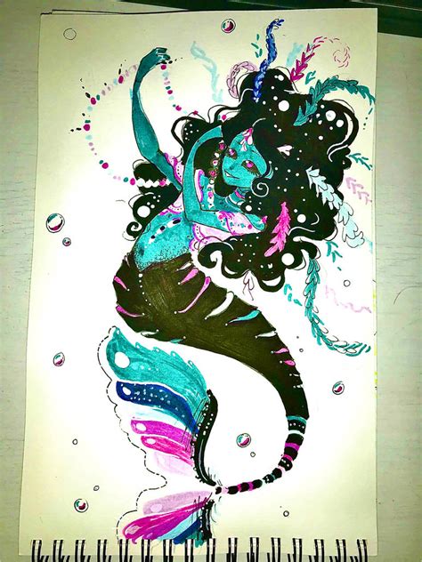 Neon Mermaid By Mrrowerscream On Deviantart