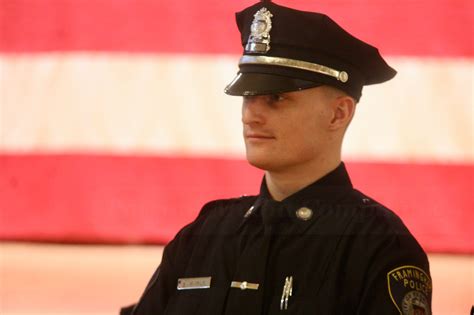 Upton Dispatcher Sworn In As New Framingham Police Officer - Framingham