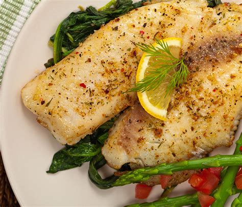 Simple Seasoned Baked Fish Fillet Panamei Seafood