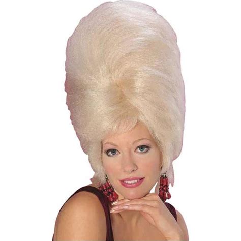 Rubies Bee Hive Blonde Wig Hair Dress Up Party Accessory Adult Woolworths