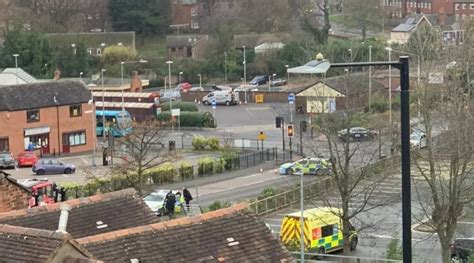 Police Close Road In Wellington Telford Live