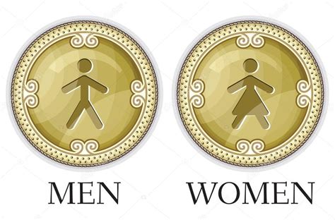 Man And Women Restroom Sign Stock Vector Image By ©branchecarica 26847651