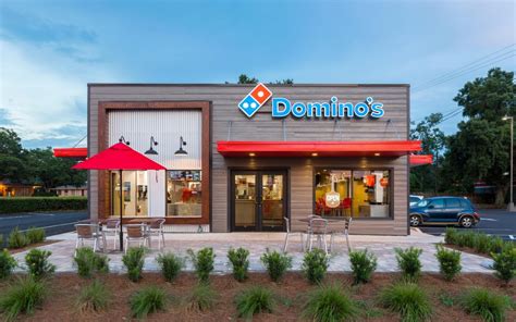 Modern Design Of Dominos Pizza Restaurant