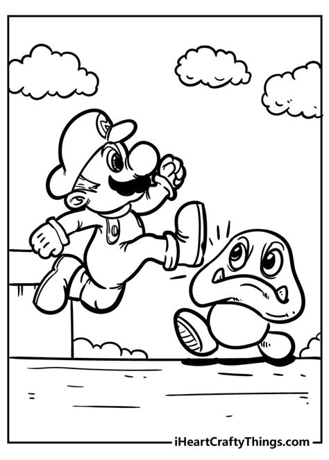 New And Exciting Super Mario Bros Coloring Pages Artofit